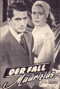 2549: Der Fall Maurizius ( Julien Duvivier ) Daniel Gelin,  Adolf Wohlbrück, Madeleine Robinson Eleonora Rossi-Drago, Charles Vanel, Jacques Chabassol, Berthe Bovy, Denis D´Ines